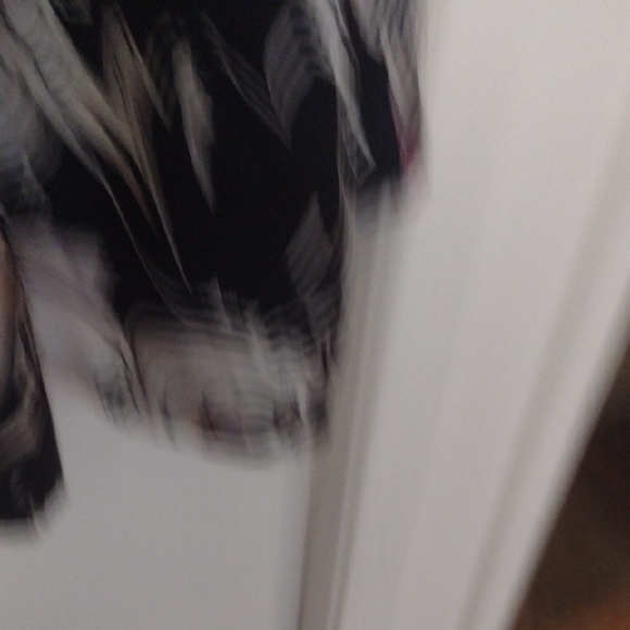 Silk White House Black Market Elegant Black Dress Ptp 16.5" - Picture 5 of 12